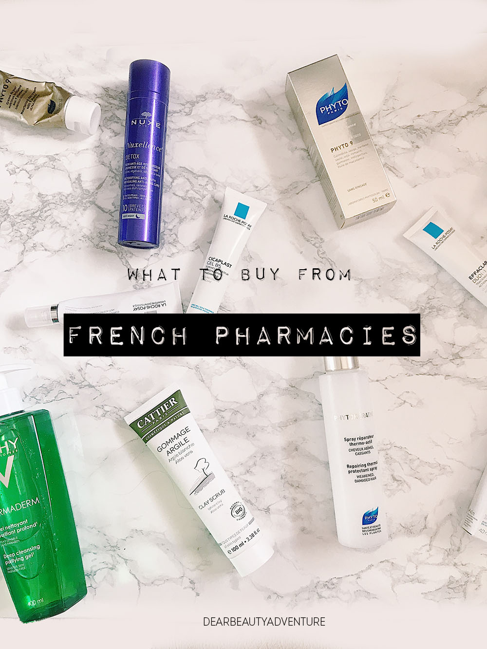 What to buy from french pharmacies