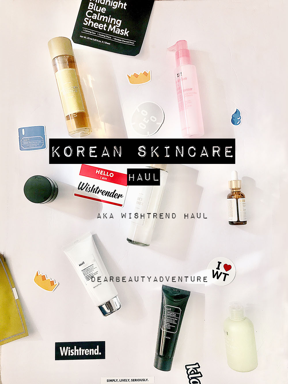 korean skincare haul wishtrend review