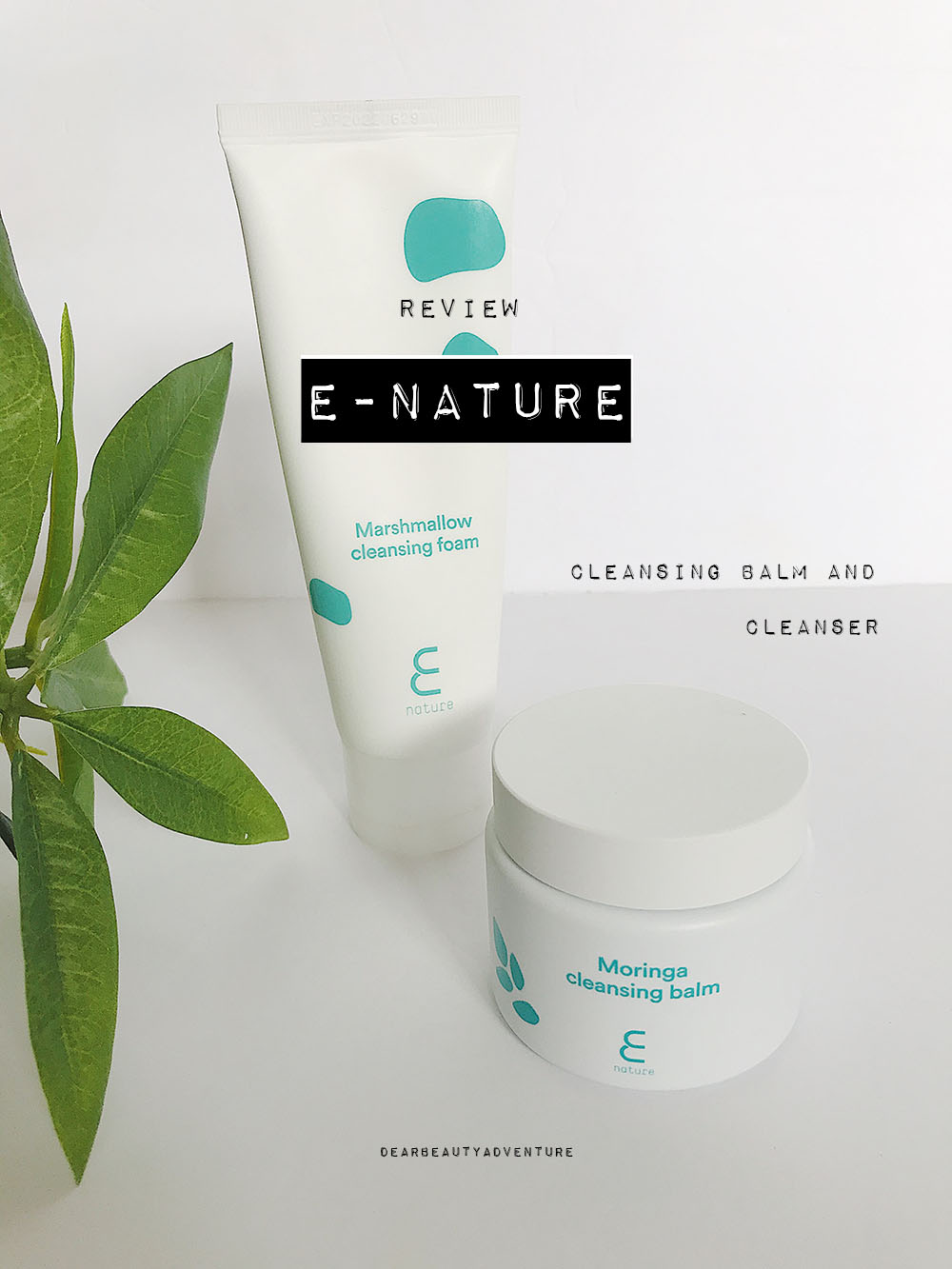 e nature review cleansing balm and marshmallow cleanser