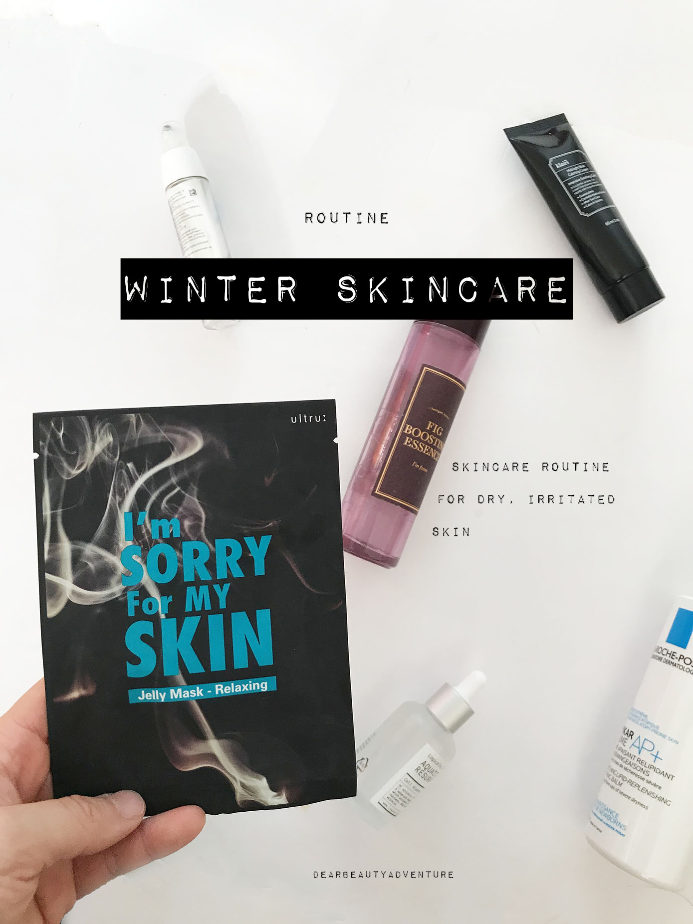 winter skincare dry calming