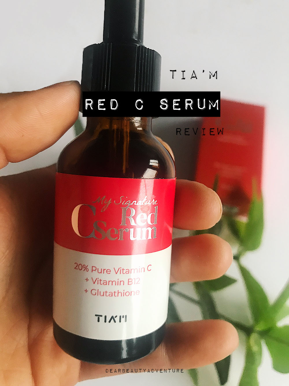 Tia’m My Signature Red C Serum Review - Dear Beauty Adventure