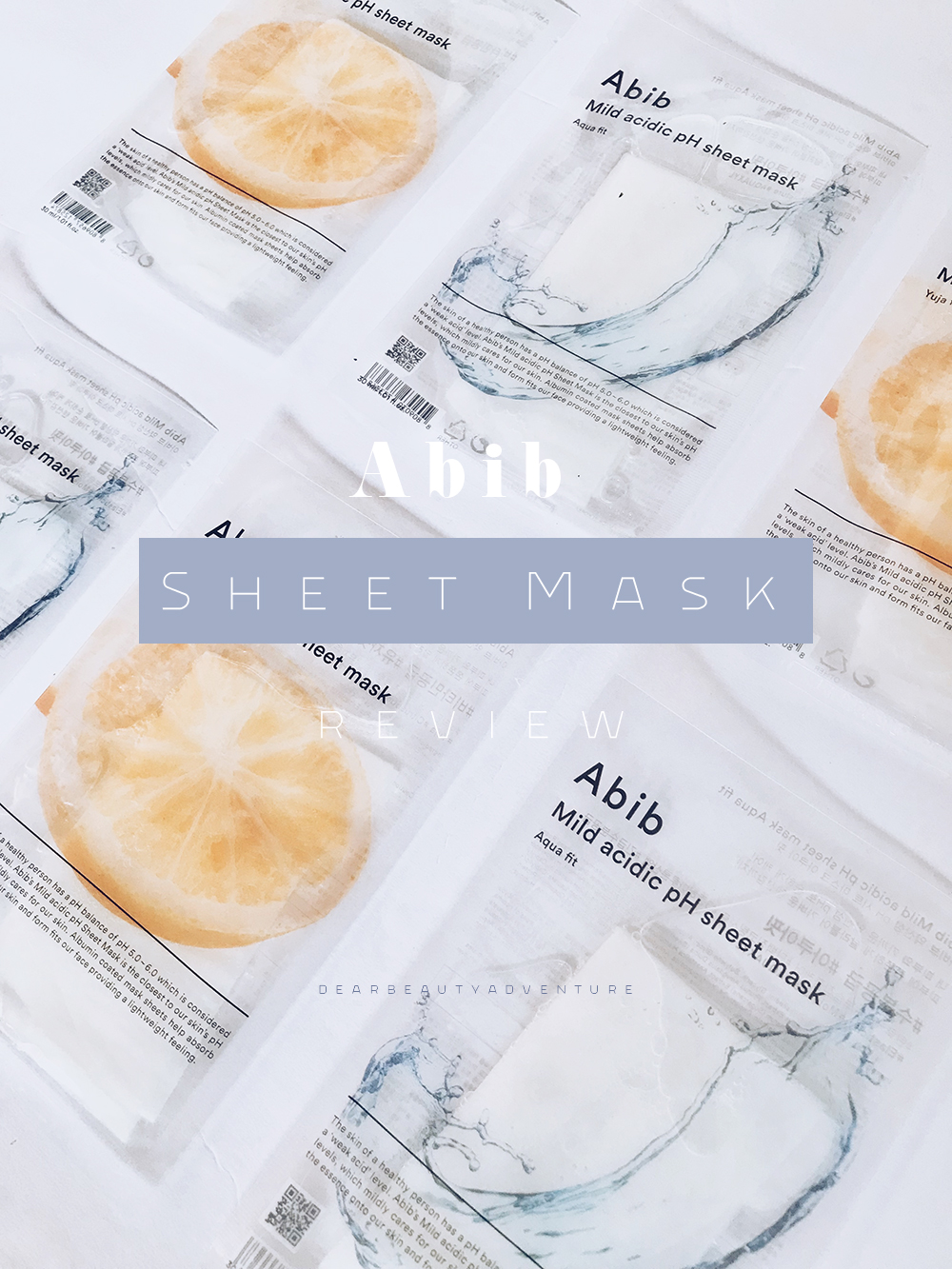 abib mild acidic ph sheet mask review yuja auqa fit
