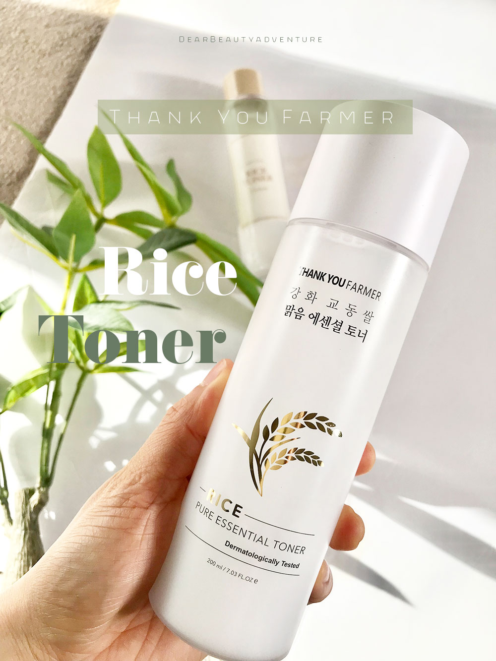 Thank you farmer rice toner review