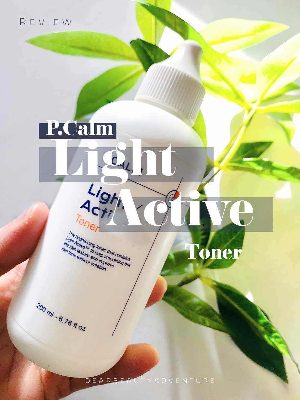 p calm light active toner review